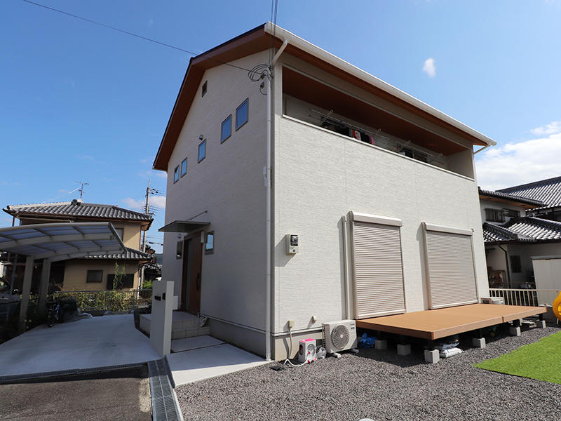 軒天井がアクセントに