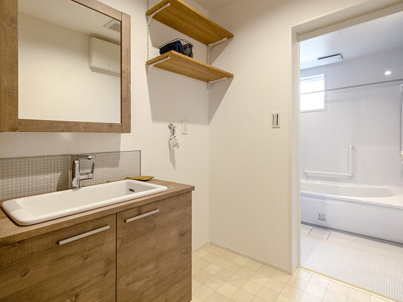 注文住宅新築事例　洗面台｜滋賀で家を建てるなら匠工房