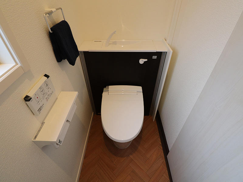 ゼロキューブ新築完成　1階　トイレ｜滋賀で家を建てるなら匠工房
