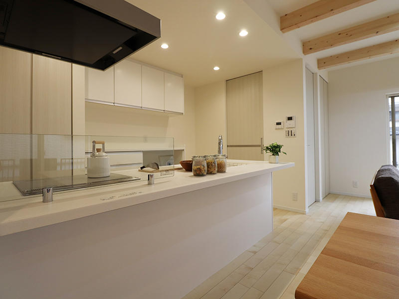 新築フォーセンス完成　対面キッチン｜滋賀で家を建てるなら