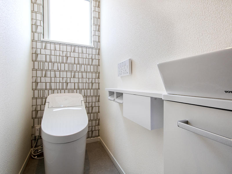 注文住宅新築完成　1階：トイレ｜滋賀で家を建てるなら匠工房