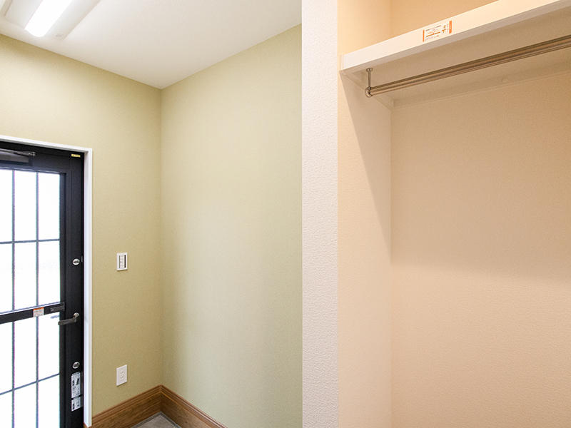 注文住宅新築完成　パイプハンガーラック｜滋賀で家を建てるなら匠工房