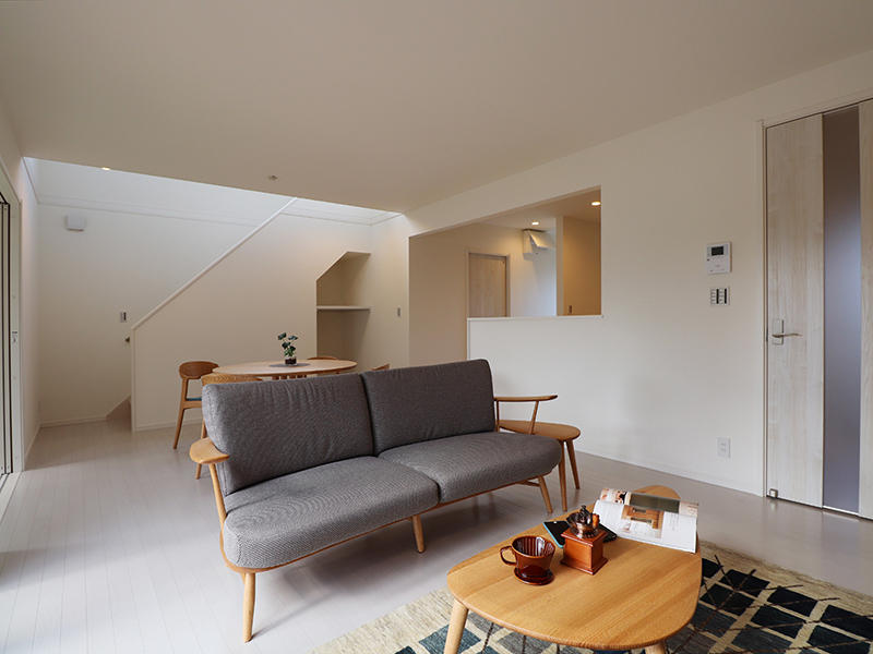 ゼロキューブ新築　リビングルーム｜滋賀で家を建てるなら匠工房