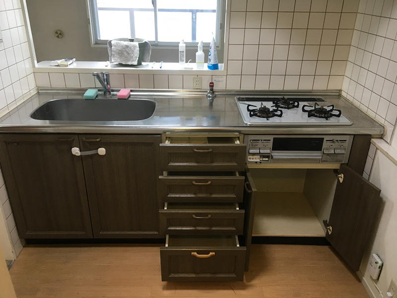 マンションリフォーム施工前　キッチン｜滋賀でリフォームするなら匠工房