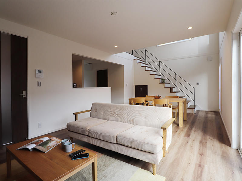 ゼロキューブ新築　リビングスペース｜滋賀で家を建てるなら匠工房