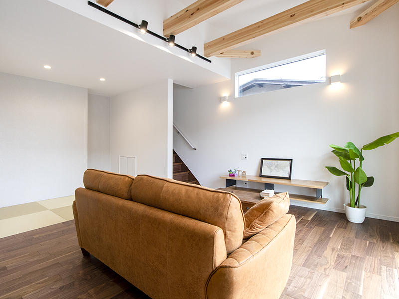 新築注文住宅完成　リビング｜滋賀で家を建てるなら匠工房