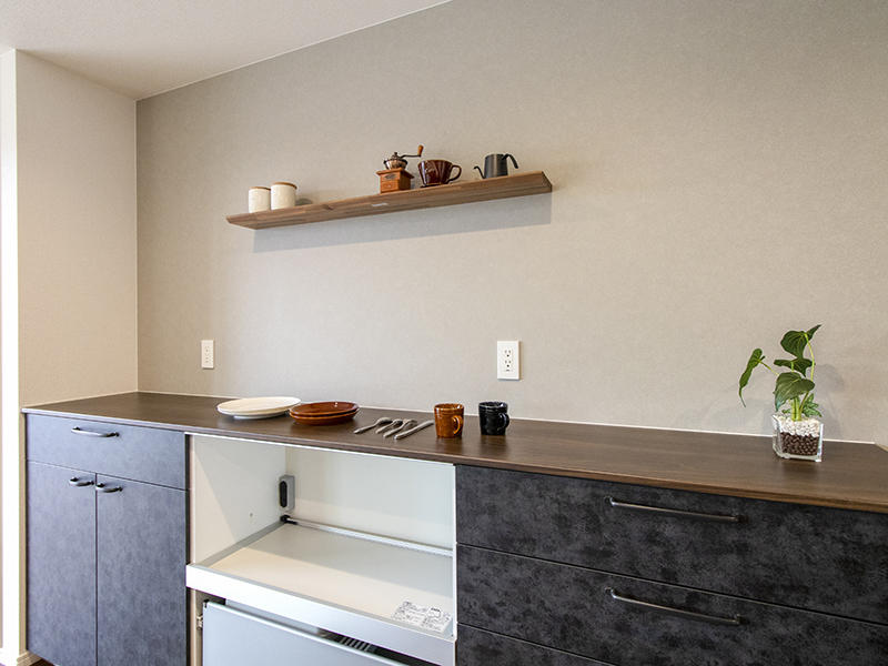 新築注文住宅完成　カップボード｜滋賀で家を建てるなら匠工房