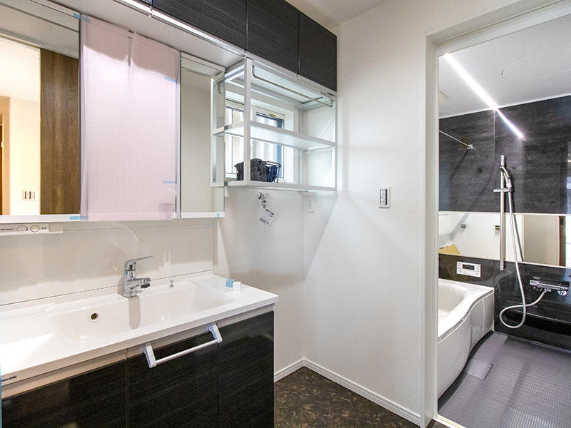 新築注文住宅完成　洗面台｜滋賀で家を建てるなら匠工房