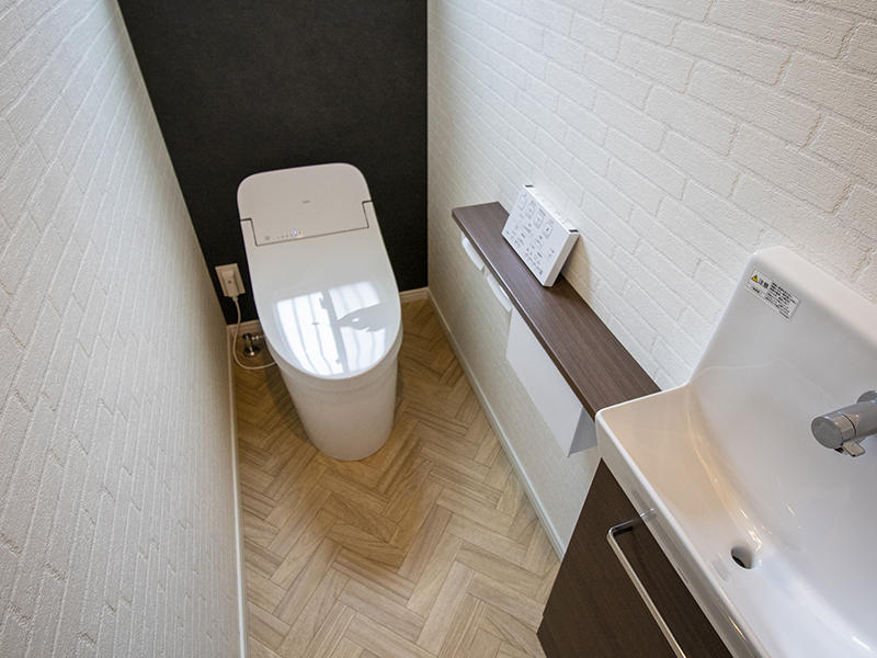 新築注文住宅完成　1階：トイレ｜滋賀で家を建てるなら匠工房