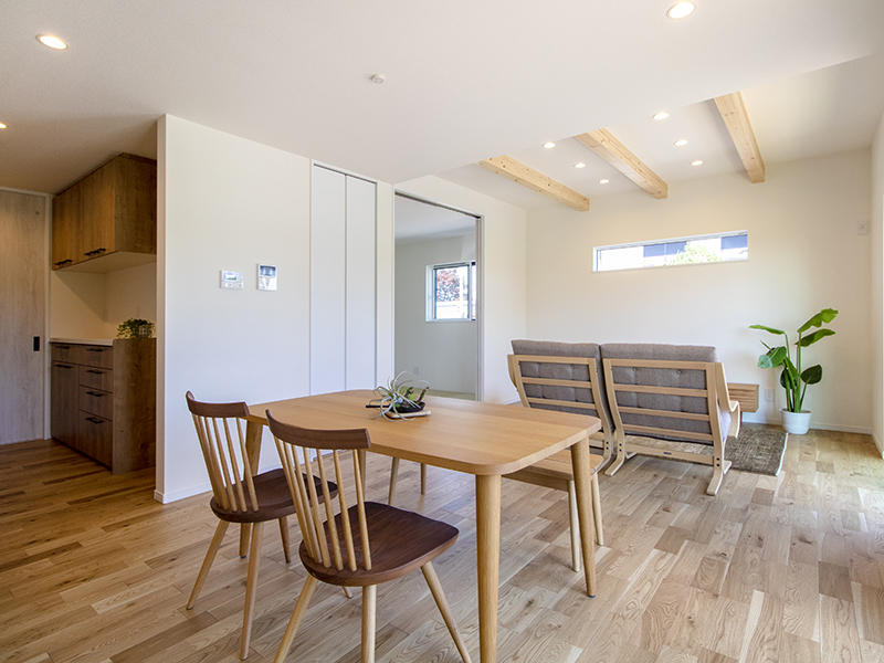 新築注文住宅完成　LDK｜滋賀で家を建てるなら匠工房