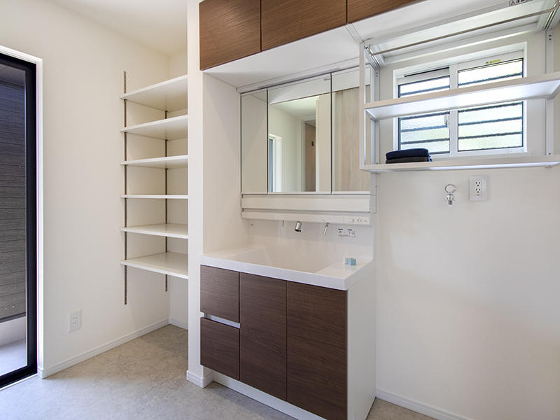 新築注文住宅完成　洗面台｜滋賀で家を建てるなら匠工房