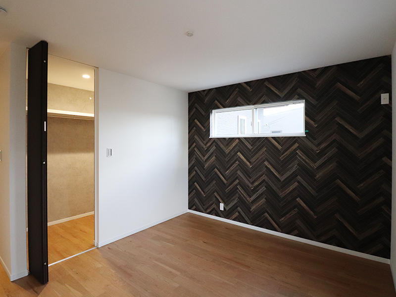 新築フォーセンス完成　アクセントクロス｜滋賀で家を建てるなら匠工房