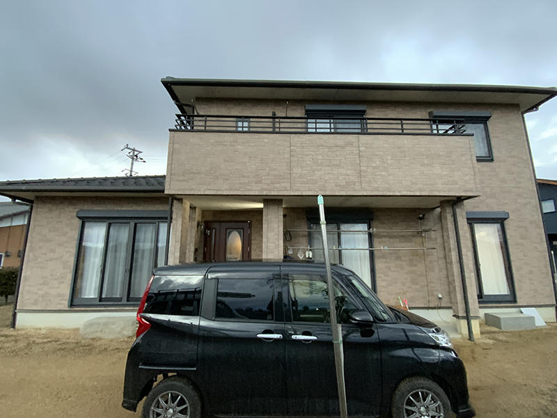 外壁塗装リフォーム施工前　外観｜滋賀でリフォームするなら匠工房