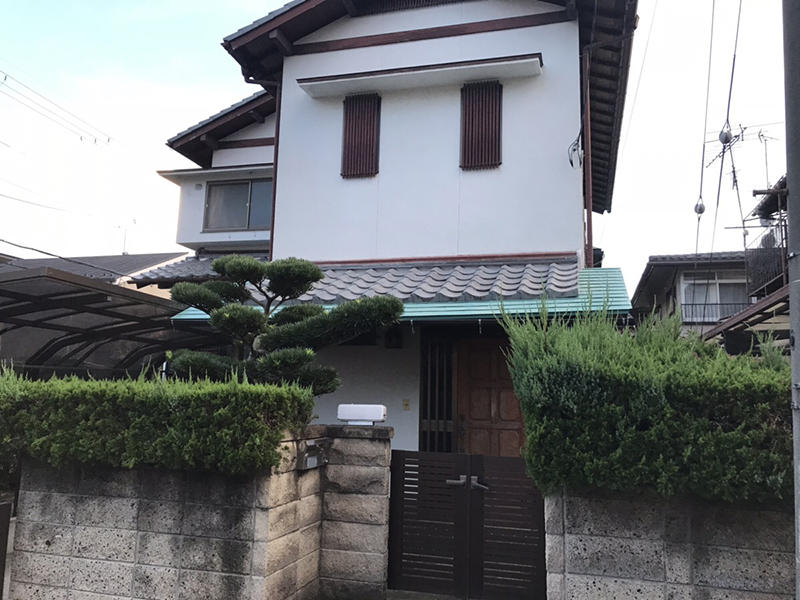 屋根リフォーム完成　玄関屋根｜滋賀でリフォームするなら匠工房