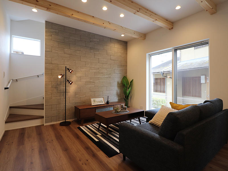 新築フォーセンス完成　リビング｜滋賀で家を建てるなら匠工房