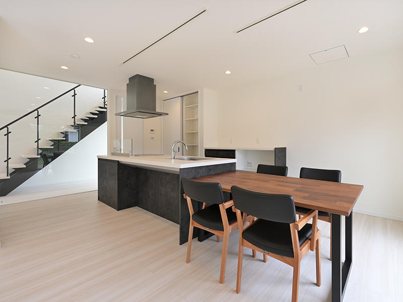 新築注文住宅完成 ダイニング・キッチン|滋賀で家を建てるなら匠工房