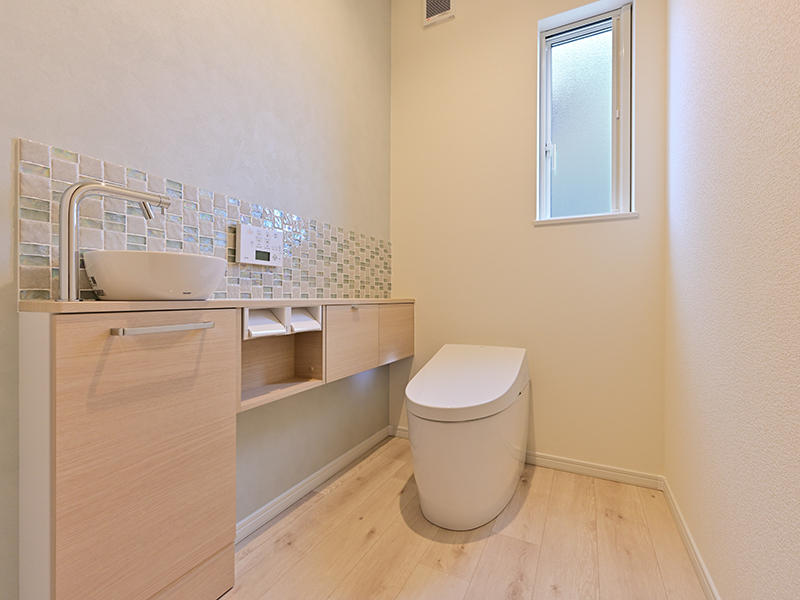 フォーセンス完成 1階トイレ|滋賀で家を建てるなら匠工房