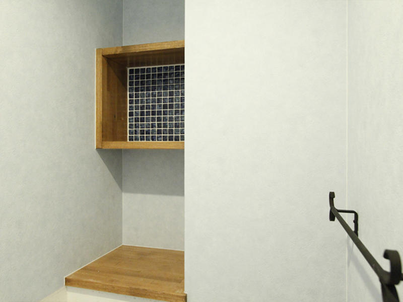 おしゃれ　内装　トイレ　タイル