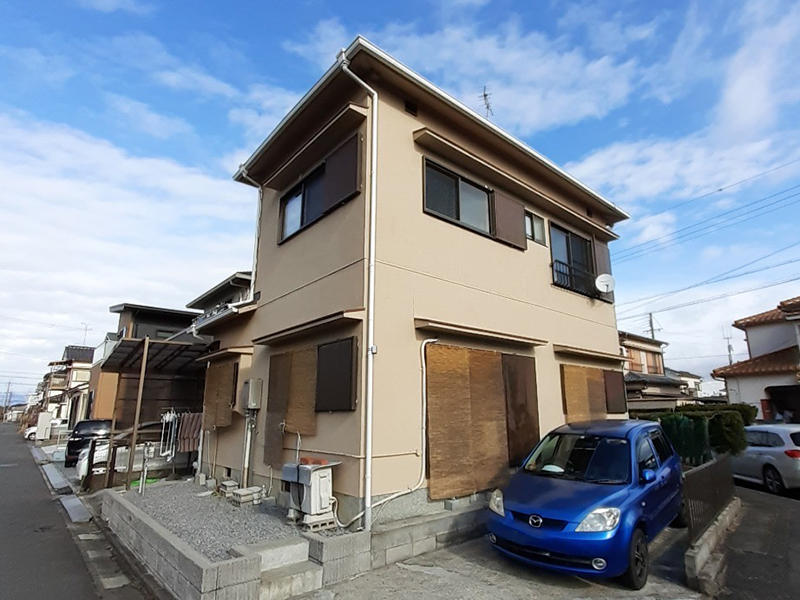 外壁塗装リフォーム施工前　外観｜滋賀でリフォームするなら匠工房