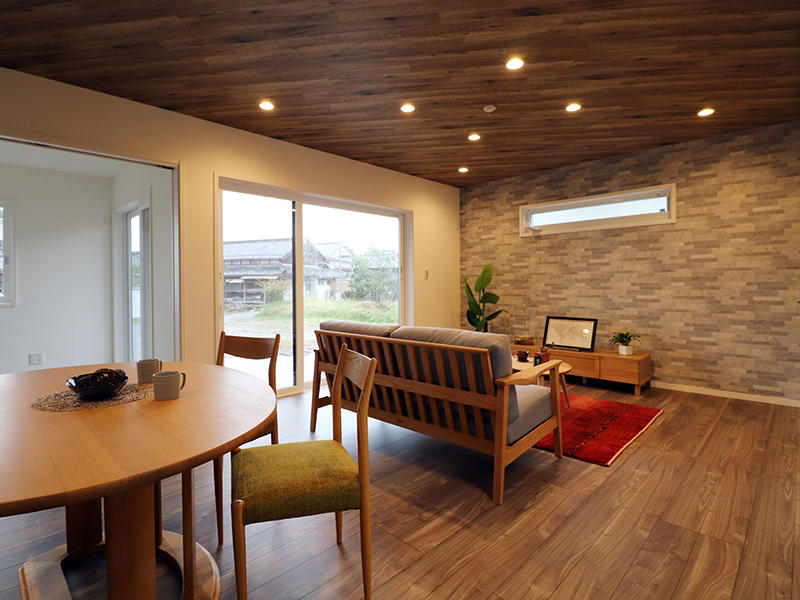 ゼロキューブ新築完成　リビング・ダイニング｜滋賀で家を建てるなら匠工房