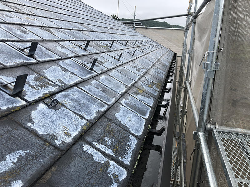 外装リフォーム施工前　屋根｜滋賀でリフォームするなら匠工房