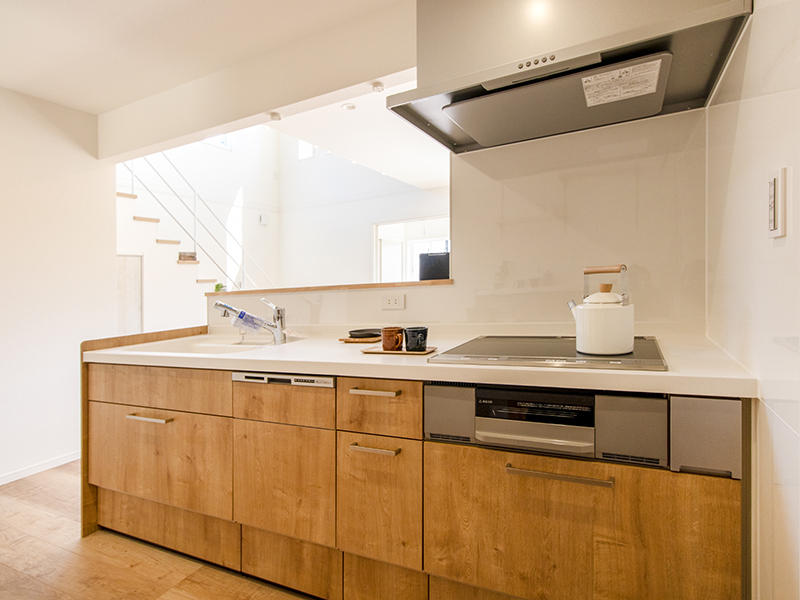 新築注文住宅完成　システムキッチン｜滋賀で家を建てるなら匠工房
