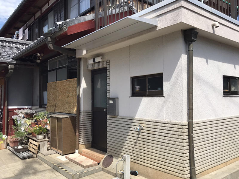 庇リフォーム完成 雨よけに|滋賀でリフォームするなら匠工房