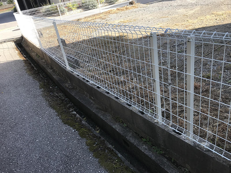 フェンスリフォーム完成　フェンス　カラー　ホワイト｜滋賀でリフォームするなら匠工房