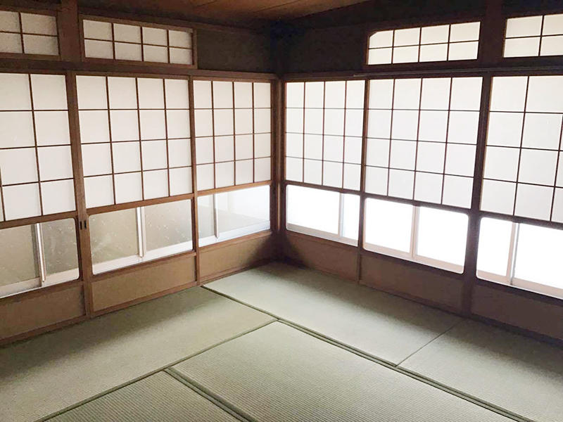 和室　ふすま貼り替え