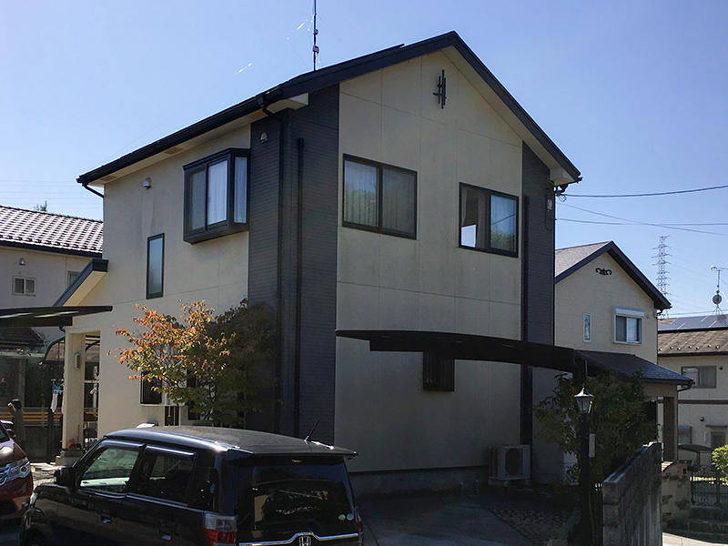 外壁塗装リフォーム施工前　外壁｜滋賀でリフォームするなら匠工房