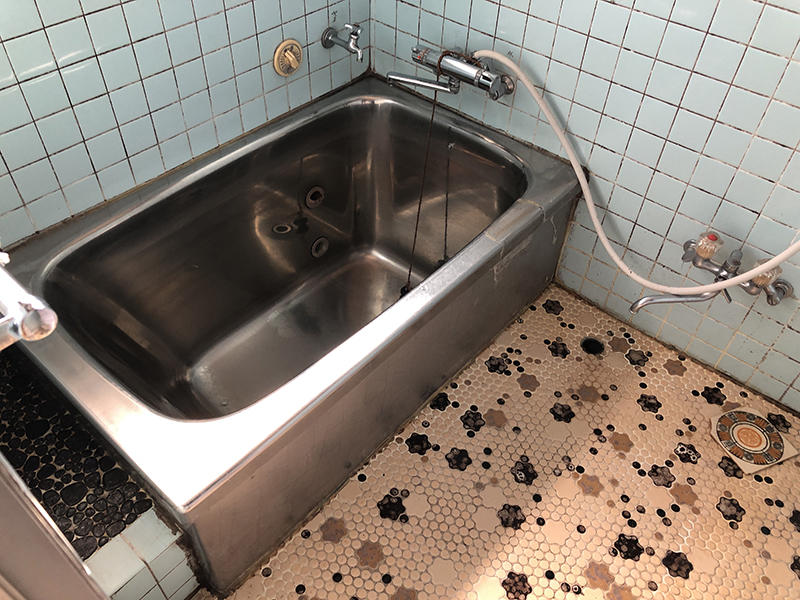 水まわりリフォーム施工前　お風呂（在来）｜滋賀でリフォームするなら匠工房
