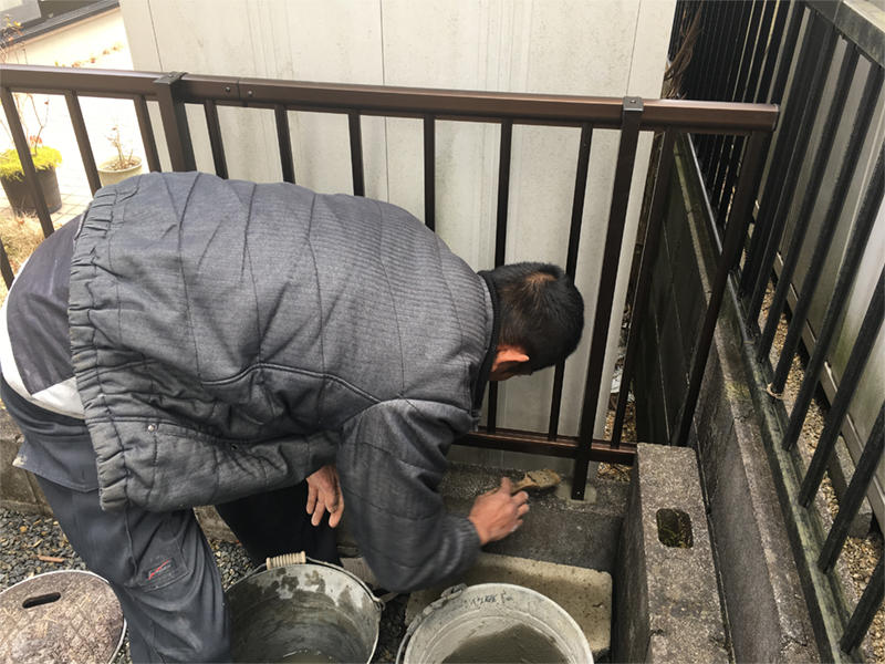 フェンス　施工事例　滋賀　エクステリア