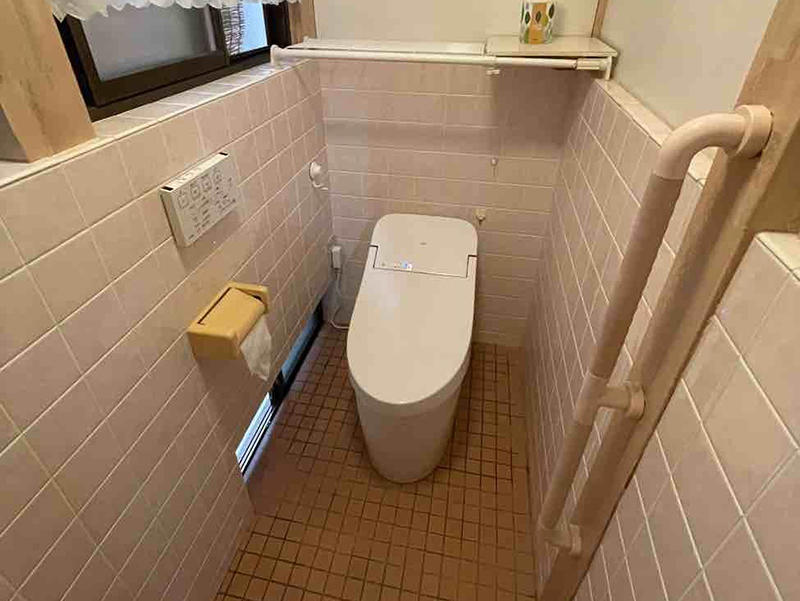 トイレリフォーム完成　トイレ　TOTO　GGタイプ｜滋賀でリフォームするなら匠工房