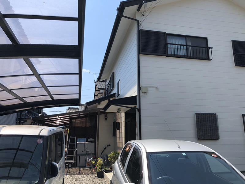 外壁塗装リフォーム完成　外壁W-10｜滋賀でリフォームするなら匠工房