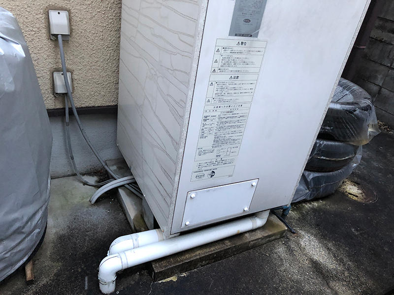エコキュートリフォーム施工前　電気温水器｜滋賀でリフォームするなら匠工房