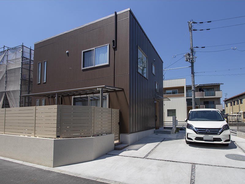ゼロキューブ新築完成　外観・外壁｜滋賀で家を建てるなら匠工房