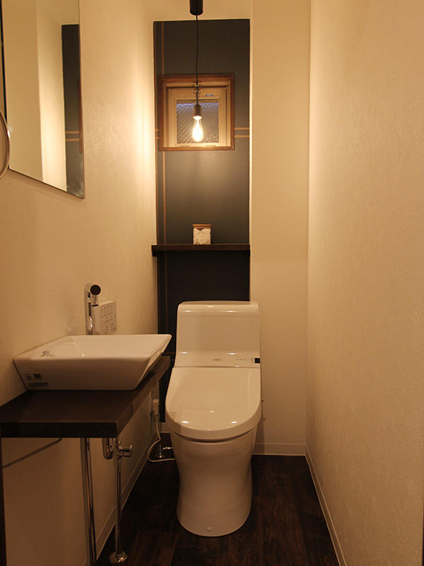 店舗リフォーム完成　トイレ　TOTO　HV｜京都でリフォームするなら匠工房