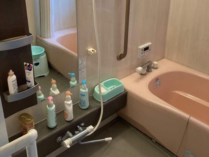 浴室水栓リフォーム施工前　水栓｜滋賀でリフォームするなら匠工房