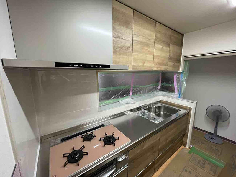 彦根市キッチンリフォーム施工事例