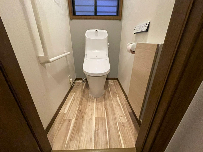 湖南市トイレリフォーム施工事例