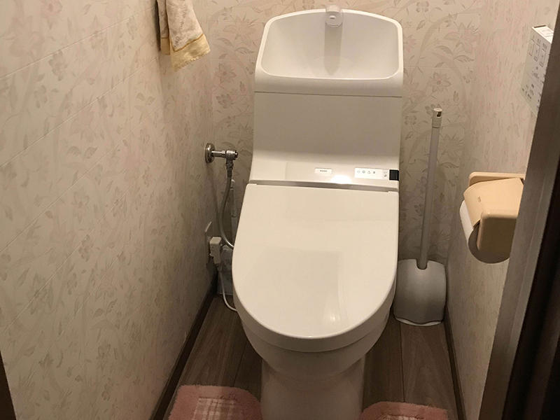 トイレリフォーム完成　トイレ　TOTO　HV｜滋賀でリフォームするなら匠工房