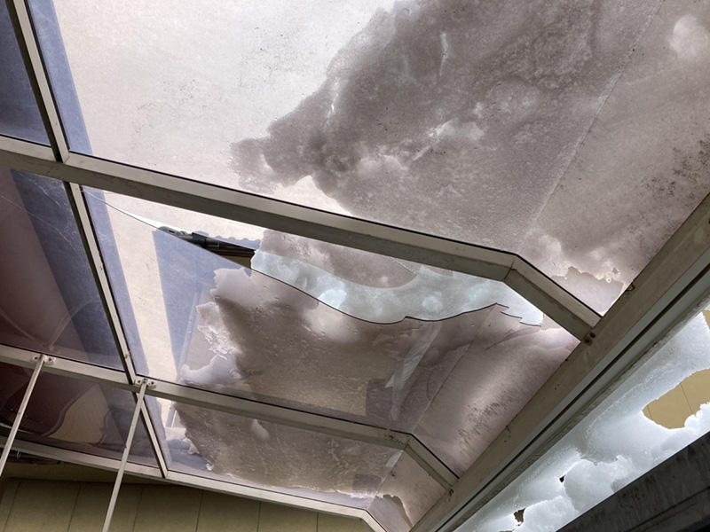 雪害リフォーム施工前　雪害｜滋賀でリフォームするなら匠工房