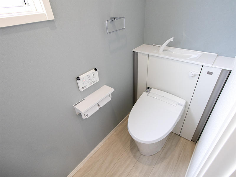 ゼロキューブ新築完成　1階トイレ｜滋賀で家を建てるなら匠工房