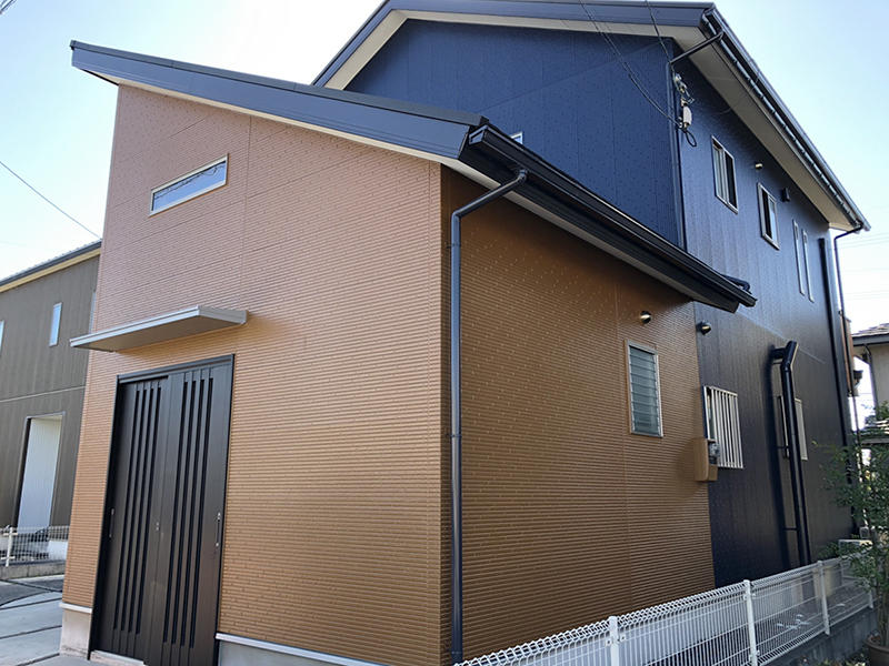 外壁塗装リフォーム完成　色分け｜滋賀でリフォームするなら匠工房