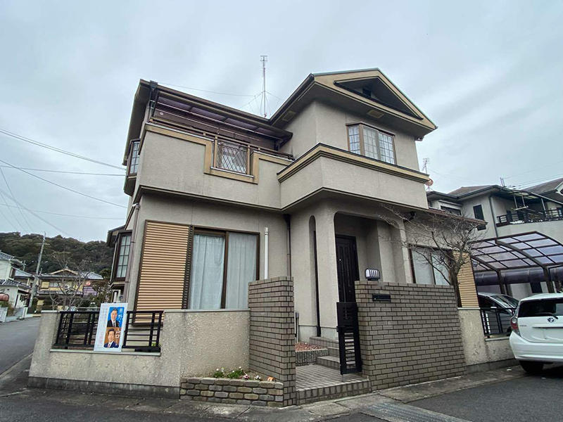 外装リフォーム施工前 外観|滋賀でリフォームするなら匠工房