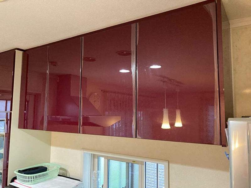 キッチンリフォーム施工前　吊戸棚｜滋賀でリフォームするなら匠工房