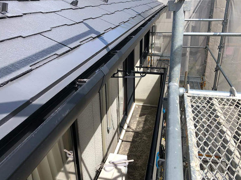 屋根リフォーム完成 雨樋|滋賀でリフォームするなら匠工房