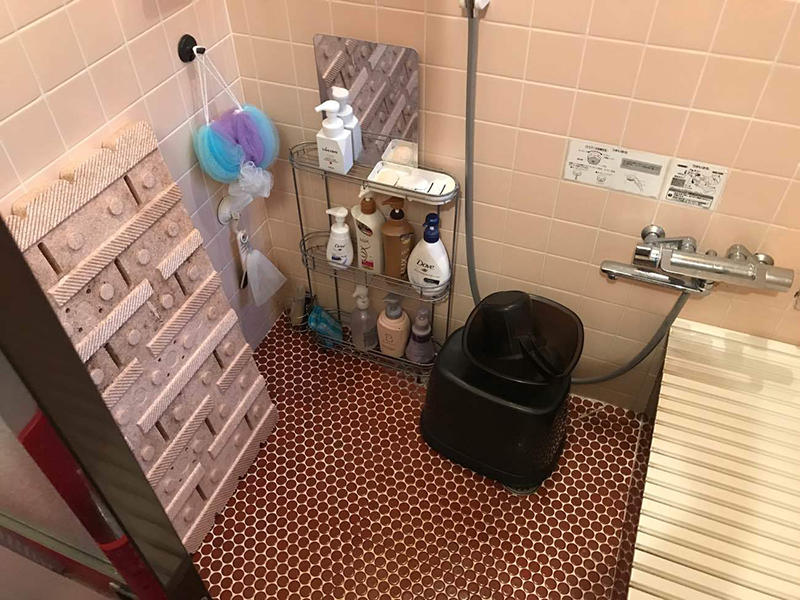 施工前　在来（タイル）のお風呂