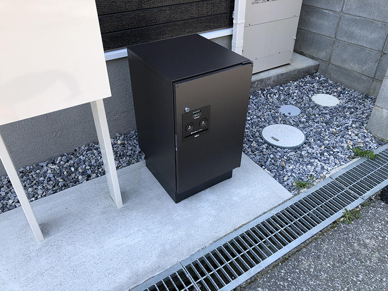 宅配ボックスリフォーム完成　宅配ボックス　コンボ｜滋賀でリフォームするなら匠工房