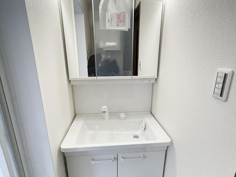 洗面台リフォーム完成　洗面台｜滋賀でリフォームするなら匠工房